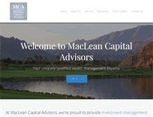 Tablet Screenshot of macleancapital.com